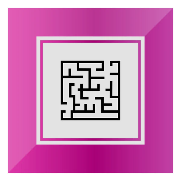 Maze icon — Stock Vector