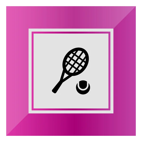 Tennisikone — Stockvektor