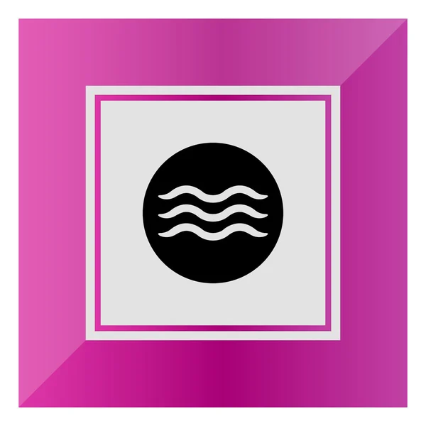 Schwimmbadschild — Stockvektor