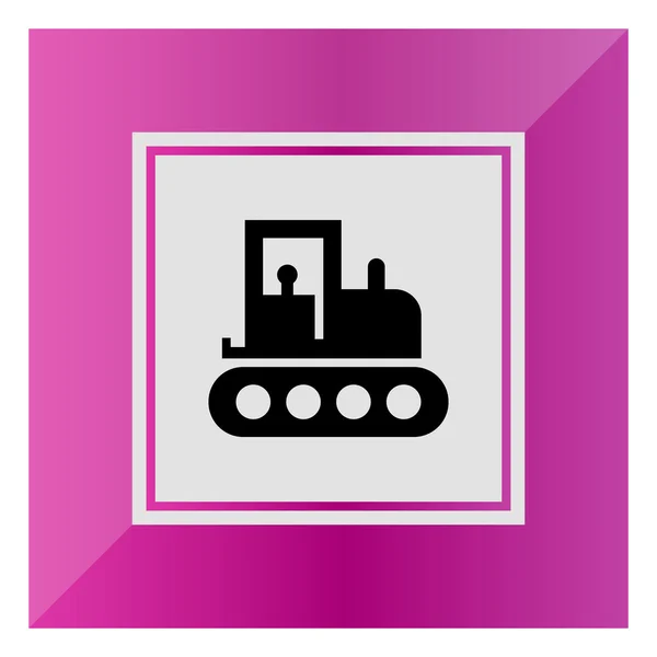 Icono del tractor — Vector de stock