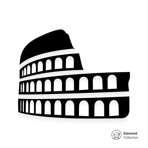 Icono del Coliseo — Archivo Imágenes Vectoriales