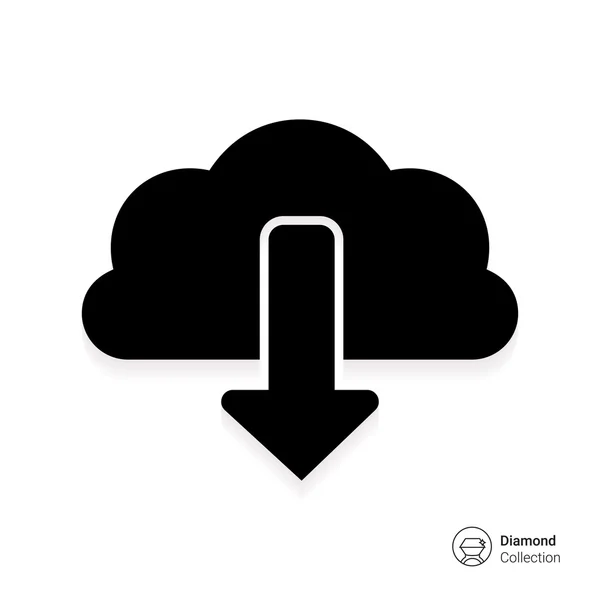 Download from Cloud storage — Stock Vector