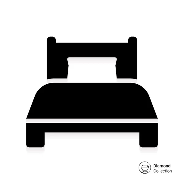 Single bed — Stock Vector