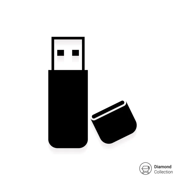 Unidad flash USB — Vector de stock