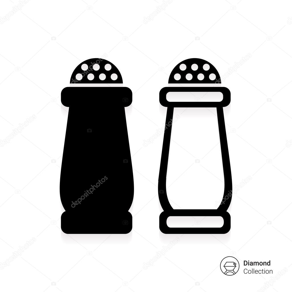 Icon of salt and pepper shakers