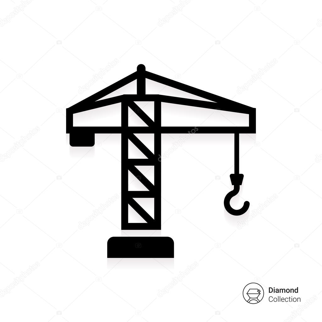 Tower crane icon