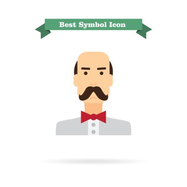 Bıyıklı adam portresi