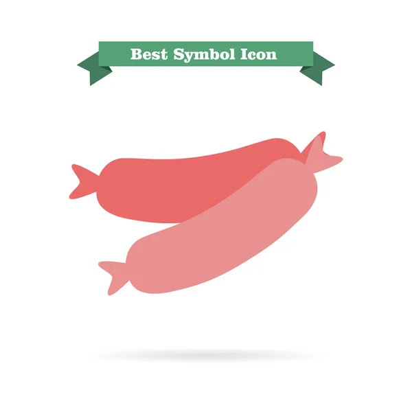 Sausages icon — Stock Vector