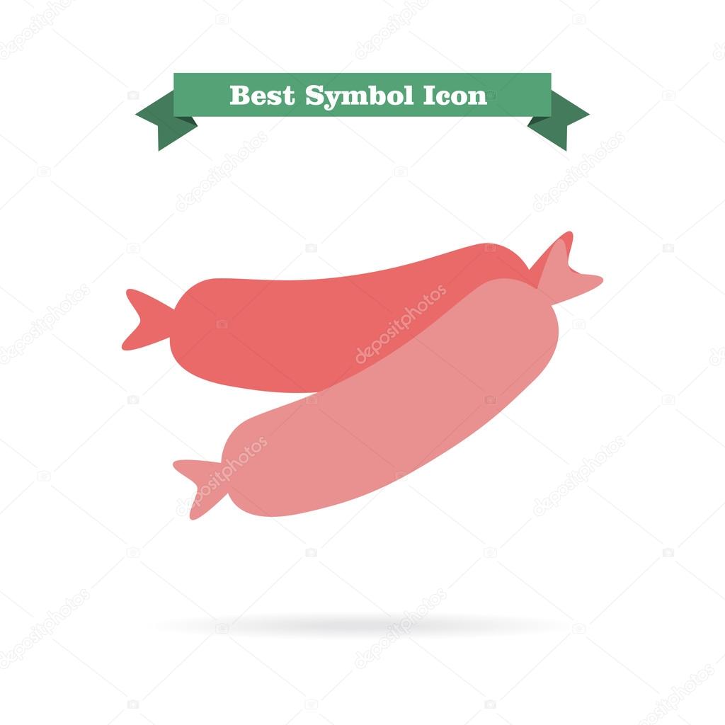 Sausages icon Stock Vector by ©RedineVector 86201910