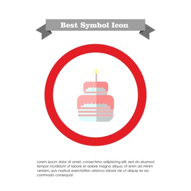 doğum günü pastası simgesi