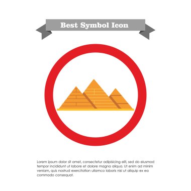 Giza piramitleri simgesi