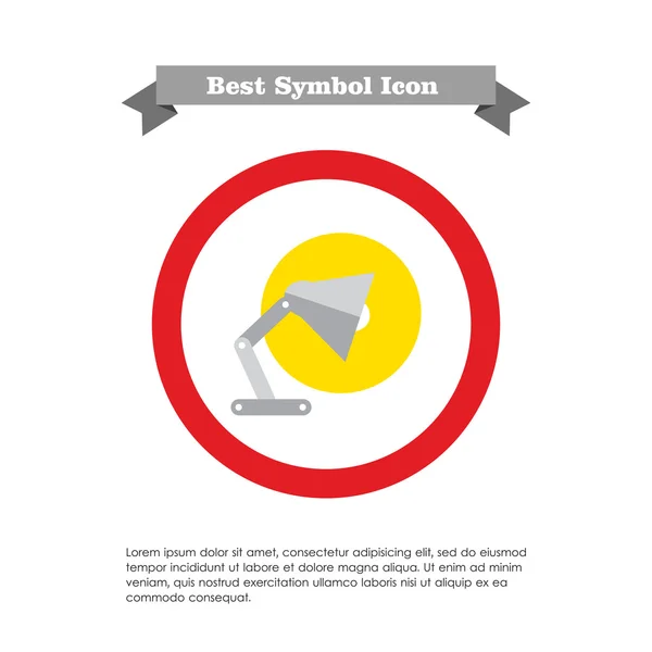 Lámpara escritorio — Archivo Imágenes Vectoriales