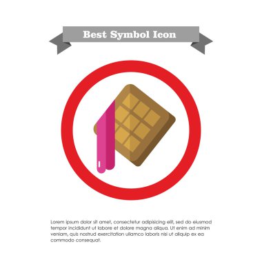 Reçelli waffle.