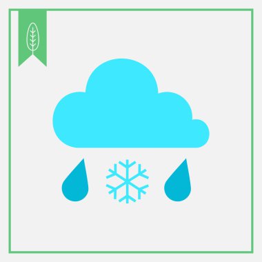 Bulutlu ve yağmur ile