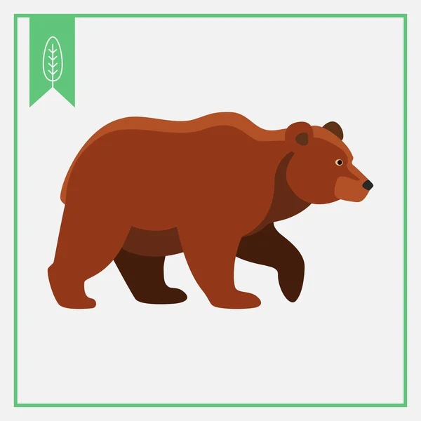 Bear icon — Stock Vector