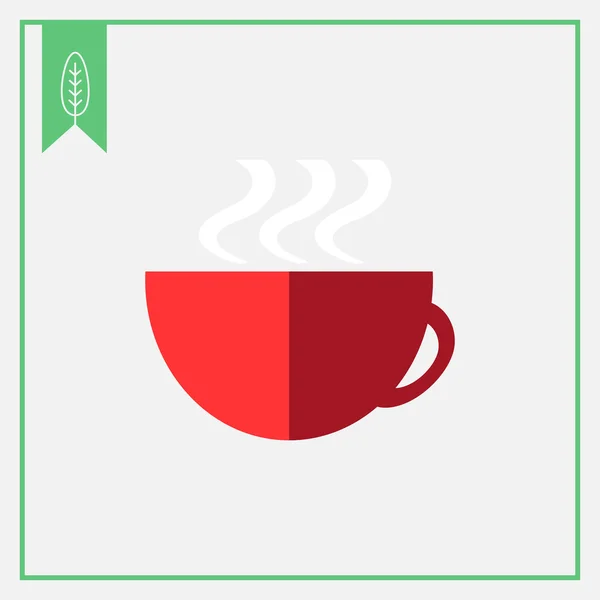Icono de descanso café — Vector de stock