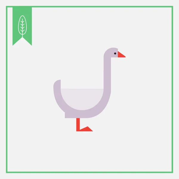 Goose icon — Stock Vector