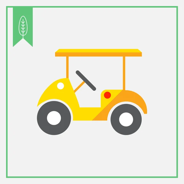 Golf coche — Archivo Imágenes Vectoriales