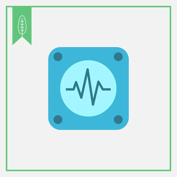 Electrocardiogram — Stock Vector