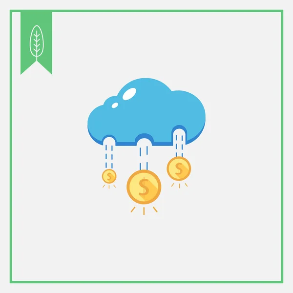 Money rain — Stock Vector