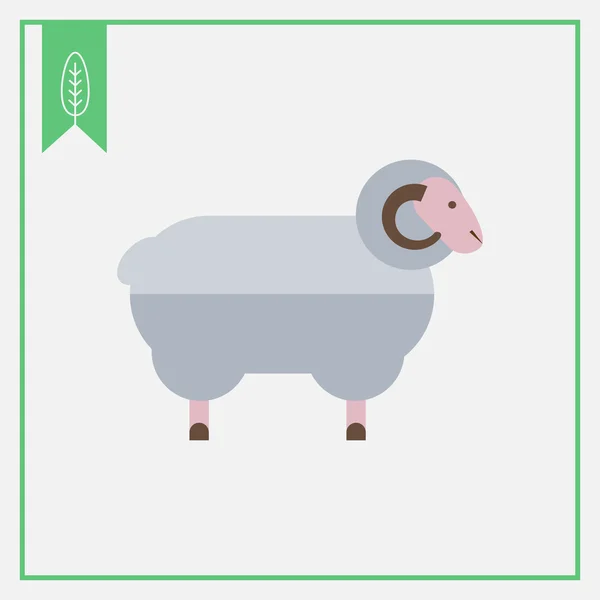 Ram icon — Stock Vector