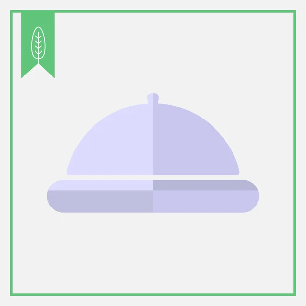 Restaurante cloche icono — Archivo Imágenes Vectoriales