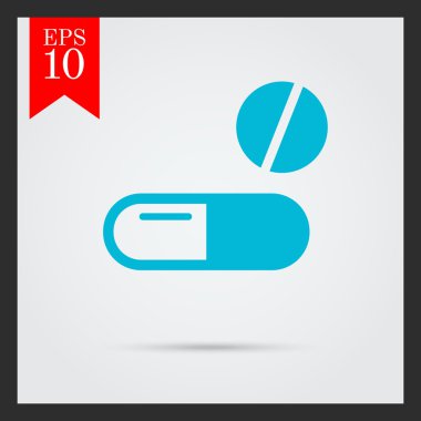 Kapsül ve pill simgesi