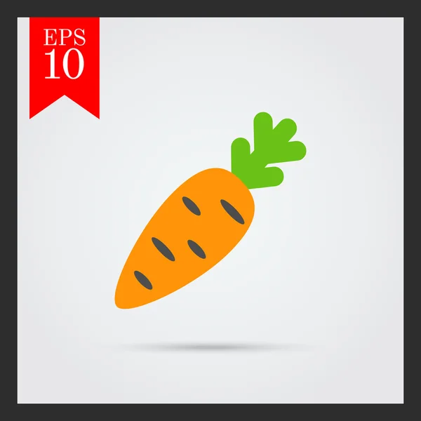 Carrot icon — Stock Vector