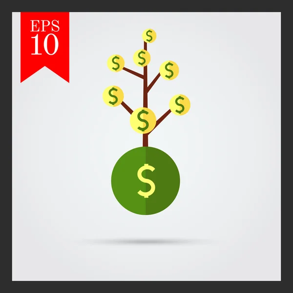 Money tree — Stock Vector