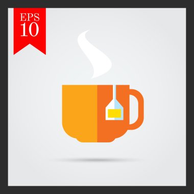 Sıcak çay fincanı