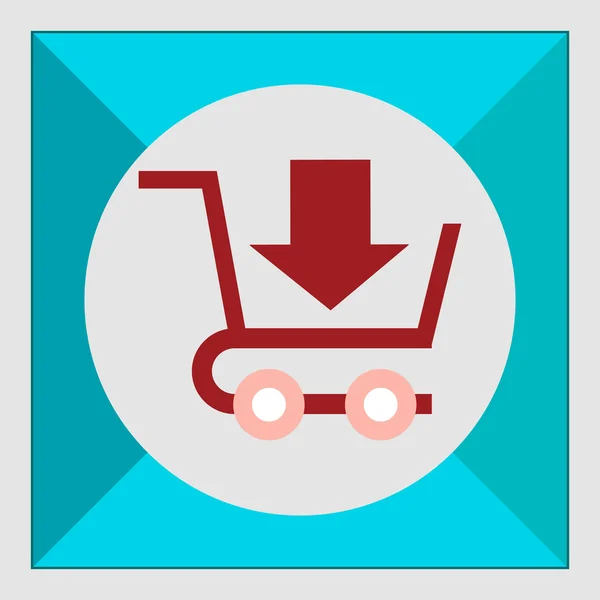 Add to cart icon — Stock Vector