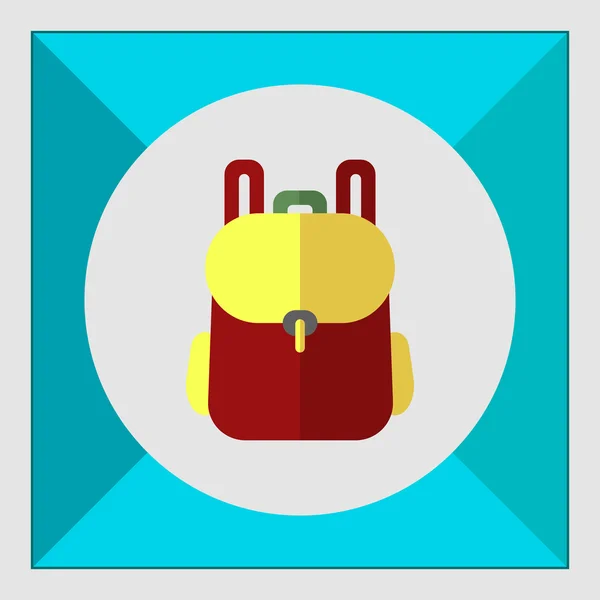 Backpack icon — Stock Vector