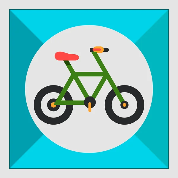 Fahrrad-Ikone — Stockvektor