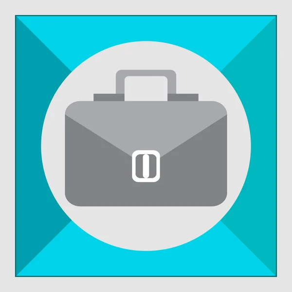 Brief case icon — Stock Vector