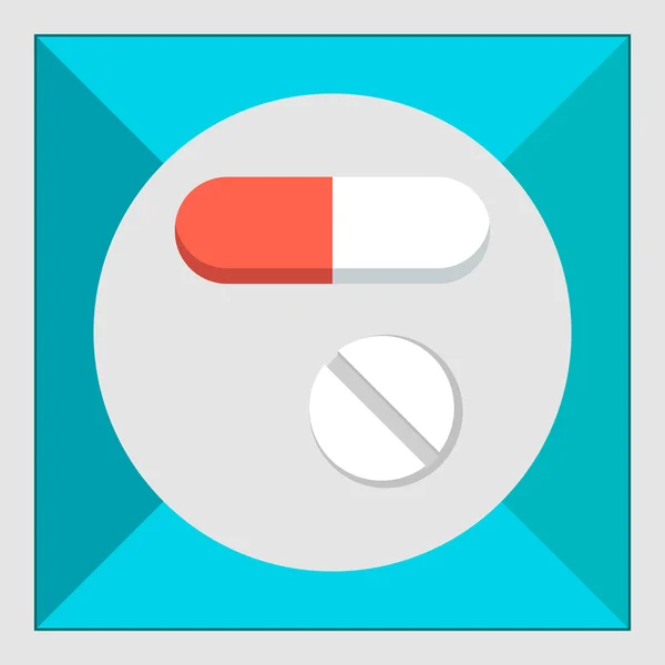 Capsule and pill — Stock Vector