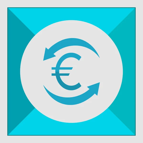 Цикл євро — стоковий вектор