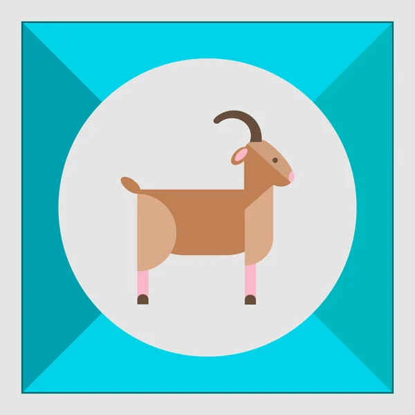Goat icon — Stock Vector