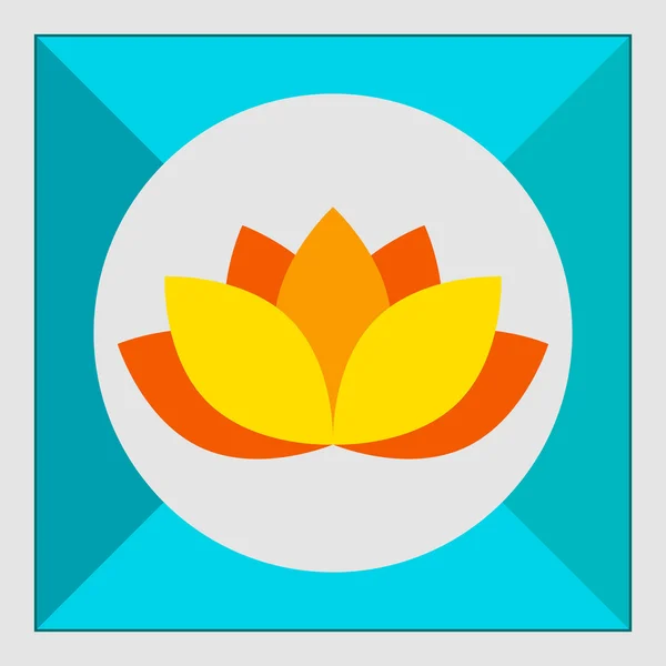 Lotus εικονίδιο — Διανυσματικό Αρχείο