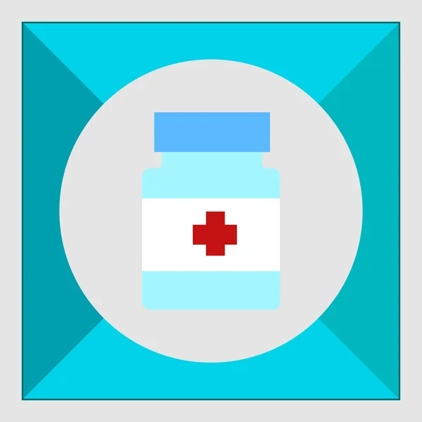 Pill bottle — Stock Vector