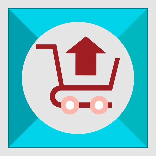 Remove from cart icon — Stock Vector