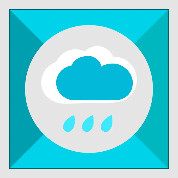 Regnigt väder — Stock vektor
