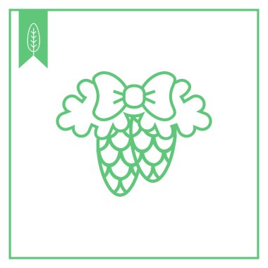 Çam çırpı koniler ile