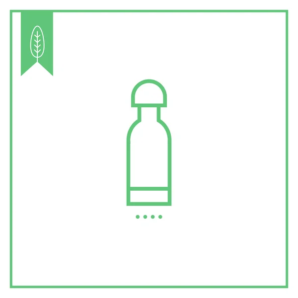 Бутылка с крышкой — стоковый вектор
