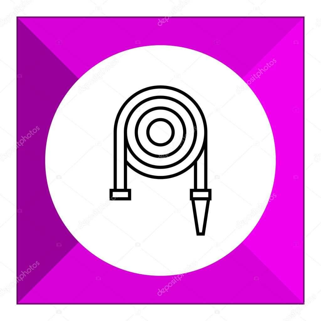 Fire hose reel Stock Vector Image by ©RedineVector 87029728