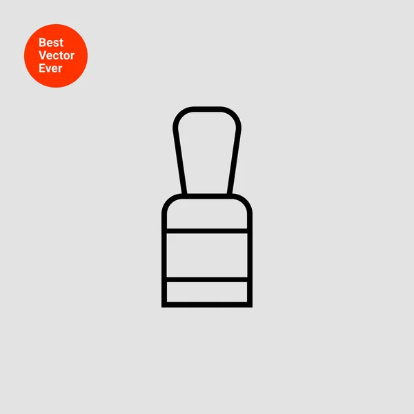 Esmalte de uñas botella — Vector de stock