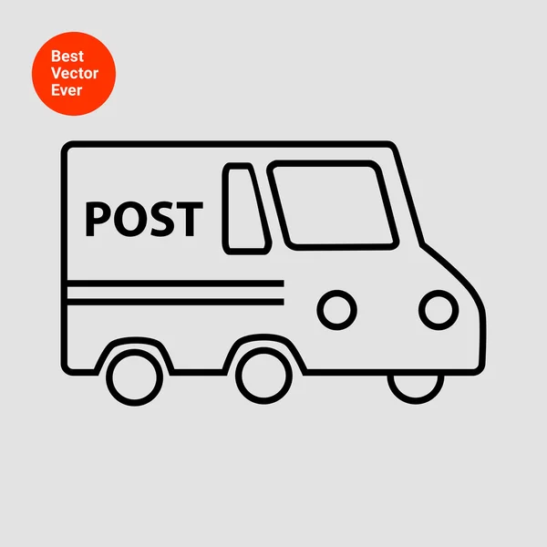 Auto di servizio postale — Vettoriale Stock