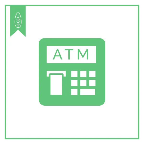 Automatic teller machine icon — Stock Vector