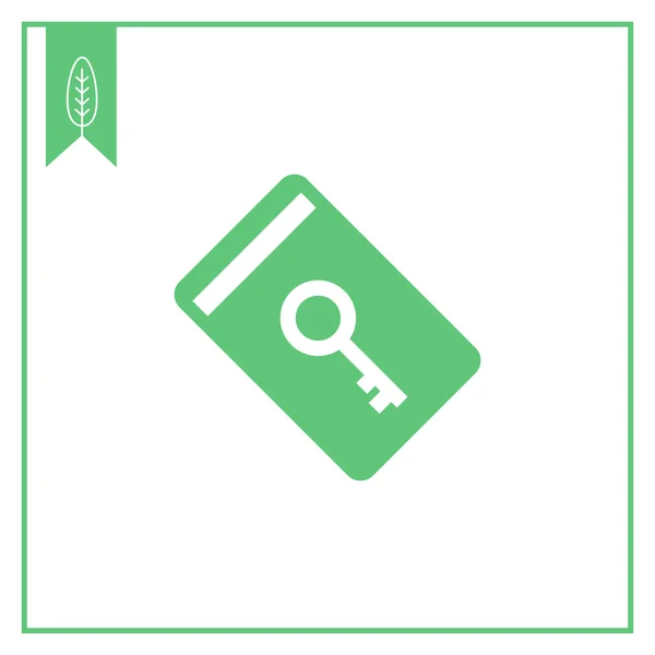 Icono de tarjeta electrónica — Vector de stock