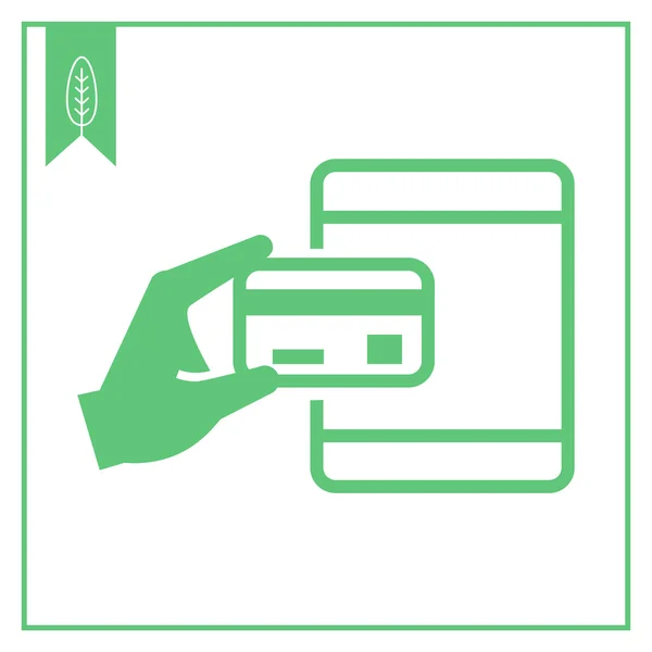 Poseer icono de tarjeta de crédito — Archivo Imágenes Vectoriales