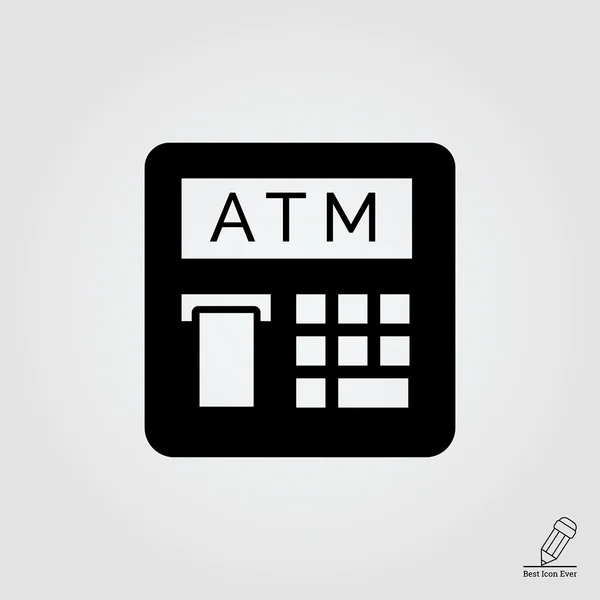 Automatic teller machine icon — Stock Vector